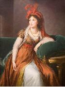 eisabeth Vige-Lebrun Portrait of Princess Galitzin painting